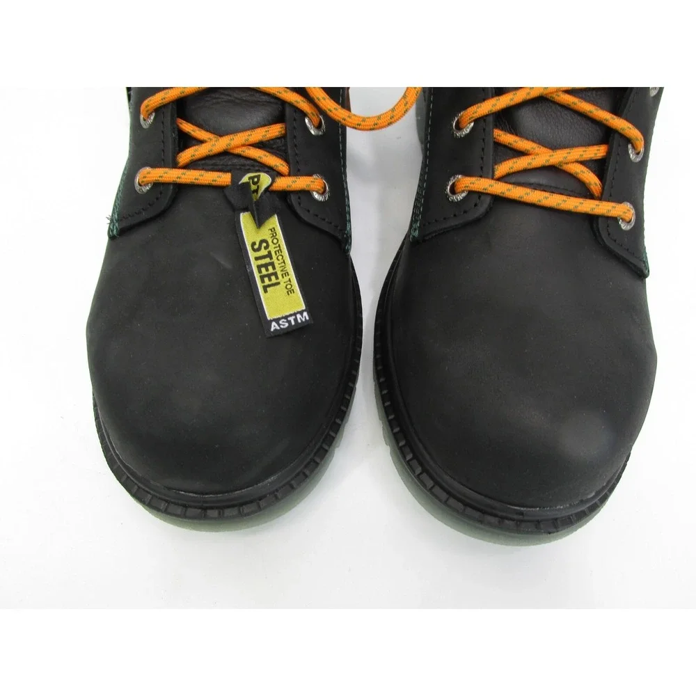 Rocky WorkSmart Waterproof Safety Steel Toe Black Boot Mens Size 11M